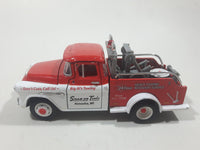 Crown Premiums Limited Edition Snap on Tools 1955 Chevy Tow Truck Big Al's Towing Red and White Die Cast Toy Car Vehicle with Opening Doors and Hood Missing Parts