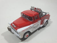 Crown Premiums Limited Edition Snap on Tools 1955 Chevy Tow Truck Big Al's Towing Red and White Die Cast Toy Car Vehicle with Opening Doors and Hood Missing Parts