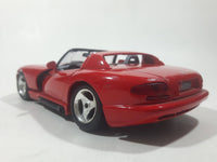 Burago Dodge Viper RT/10 Red 1/24 Scale Die Cast Toy Car Vehicle with Opening Doors and Hood Crack in Windshield