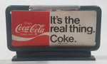Life-Like Enjoy Coca Cola It's the real thing. Coke. Light Up Green Plastic Billboard Advertising Sign 1 7/8" x 3 1/8"