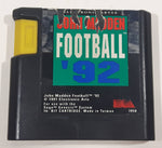 1991 Sega Genesis Electronic Arts John Madden Football '92 Video Game Cartridge 16-Bit