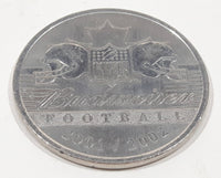 2001 2002 Budweiser NFL Football Super Bowl World Champions Washington Red Skins XVII XXII XXVI 1 3/8" Diameter Metal Coin Token