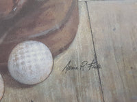 Arnie R. Fisk "There is Of Ye Golf A Benefit Mos Healthy And Relaxing To The Soul" 12" x 26" Art Print