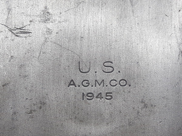 Vintage 1945 WWII US ARMY U.S. A.G.M.CO. Aluminum Military Canteen ...