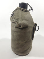 Vintage Late 1940s to Early 1950s US ARMY Aluminum Military Canteen and Cover