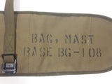 Vintage WWII Jeep BG-108 Bag Mast Base Antenna Cover Bag