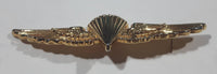 Vintage Vietnam War US Air Force Paratrooper Wings Gold Tone Metal Pin Insignia Missing One Post