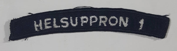 Vintage United States Navy Helicopter Support Unit Helsuppron 1 Fabric Patch Badge Insignia