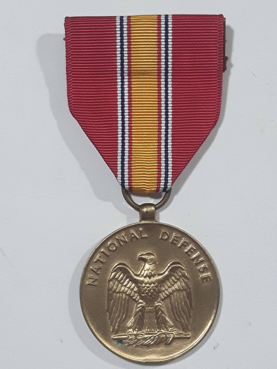 Vintage Military US National Defense Service Award Medal GI Issue ...