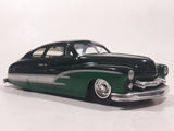 1998 Racing Champions Issue #77 '49 Mercury Dark Green 1/24 Scale Die Cast Toy Car Vehicle with Opening Hood