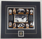 Bobby Orr Career Highlights with Boston Bruins Pin 14" x 15" No Frame