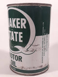 Vintage Quaker State HDX S.A.E. 30 Motor Oil 1 Litre Metal Can