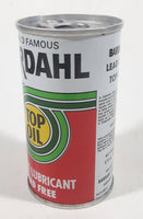 Vintage World Famous Bardahl Top Oil Valve Lubricant Lead Free 6 Fl Oz. 170mL 3 7/8" Tall Metal Oil Can FULL