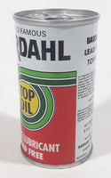 Vintage World Famous Bardahl Top Oil Valve Lubricant Lead Free 6 Fl Oz. 170mL 3 7/8" Tall Metal Oil Can FULL