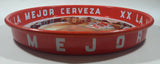 Vintage Dos Equis XX La Mejor Cerveza 13 3/4" Diameter Round Metal Beverage Serving Tray