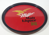 Vintage Miller Malt Liquor Golden Eagle Design 10 3/4" Diameter Round Metal Beverage Serving Tray
