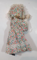 Vintage 10" Tall Doll Holding 5" Tall Small Doll Bendable Wire and Porcelain