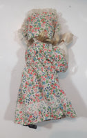 Vintage 10" Tall Doll Holding 5" Tall Small Doll Bendable Wire and Porcelain