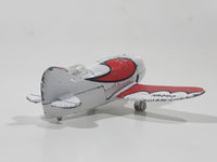 Vintage Zee Toys Dyna Flites Gee Bee A135 NR2100 White and Red Die Cast Toy Air Plane