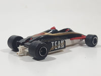 Vintage Majorette Novacar 112 Formule Formula 1 Team Racing Indy Black Red Gold Die Cast Toy Race Car Vehicle Missing Spoiler