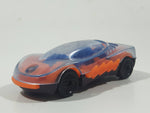 1995 McDonald's Hot Wheels Lightning Speed #9 Orange Die Cast Toy Car Vehicle
