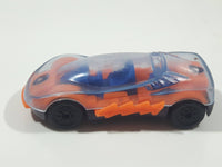 1995 McDonald's Hot Wheels Lightning Speed #9 Orange Die Cast Toy Car Vehicle