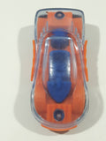 1995 McDonald's Hot Wheels Lightning Speed #9 Orange Die Cast Toy Car Vehicle