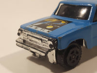 Vintage 1980s Road Champs Promotion Design Pickup Truck Blue Die Cast Toy Car Vehicle