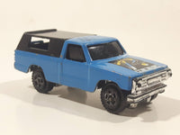 Vintage 1980s Road Champs Promotion Design Pickup Truck Blue Die Cast Toy Car Vehicle