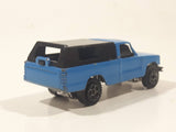 Vintage 1980s Road Champs Promotion Design Pickup Truck Blue Die Cast Toy Car Vehicle