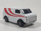 Vintage Unknown Brand 8637 Van White Die Cast Toy Car Vehicle