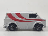 Vintage Unknown Brand 8637 Van White Die Cast Toy Car Vehicle