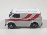 Vintage Unknown Brand 8637 Van White Die Cast Toy Car Vehicle