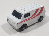 Vintage Unknown Brand 8637 Van White Die Cast Toy Car Vehicle