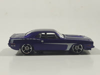 2011 Hot Wheels Street Beasts '70 Plymouth AAR Cuda Metallic Purple Die Cast Toy Muscle Car Vehicle