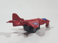 No. 6024 - 6029 Fighter Jet Red Pullback Motorized Friction Die Cast Toy Car Vehicle
