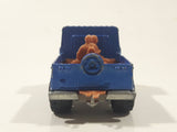 Vintage Majorette Explorateur Volvo Laplander No. 260 1/59 Scale Blue Gold Die Cast Toy Car Vehicle