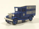 Lledo Days Gone 1934 Ford Model A Van Lyons Ice Cream Bricks Cadby Hall London Blue and White Die Cast Toy Car Vehicle