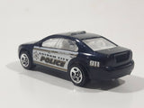 2015 Hot Wheels Batman Ford Fusion Gotham City Police Metalflake Dark Blue Die Cast Toy Car Cop Law Enforcement Vehicle