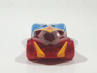 2017 Hot Wheels DC Super Girls Wonder Woman Blue Yellow and Transparent Red Die Cast Toy Car Vehicle