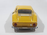 Burago 1966 Ferrari 275 GTB4 Yellow 1/24 Scale Die Cast Toy Car Vehicle with Opening Doors and Hood Missing Seats