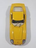 Burago 1966 Ferrari 275 GTB4 Yellow 1/24 Scale Die Cast Toy Car Vehicle with Opening Doors and Hood Missing Seats