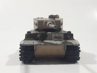 Vintage Corgi Toys Tiger 1 Tank Camouflage Grey Die Cast Toy Car Vehicle Made in Hong Kong Pat App 20660/73