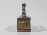 Vintage Miniature Dollhouse Sized 1 3/4" Long Brass Sad Iron