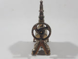 Vintage Miniature Dollhouse Sized 2 3/4" Tall Brass Ringer Washer Made In England
