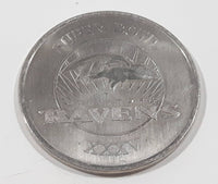 2001 2002 Budweiser NFL Football Super Bowl World Champions Baltimore Ravens XXXV 1 3/8" Diameter Metal Coin Token