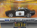 2005 Jada Toys Dub City Bigtime Muscle '69 Chevy Camaro Police Highway Patrol Black 1:64 Scale Die Cast Toy Car Vehicle New in Package