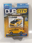 2005 Jada Toys Dub City Kustom$ Fresh Ride! Mustang GT-R Concept Yellow 1:64 Scale Die Cast Toy Car Vehicle New in Package