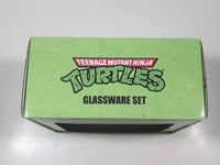 2015 Viacom TMNT Teenage Mutant Ninja Turtles Glassware Set 16 oz 473 mL 6" Tall Glass Cups New in Box