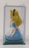 Disney Alice in Wonderland Alice Miniature 1 1/4" Tall Toy Figure in Case